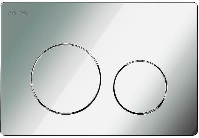 Комплект унитаза с инсталляцией AM.PM Sense FlashClean IS90151.741701 с сиденьем Микролифт и клавишей смыва Хром глянцевый