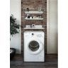 Стеллаж Sanflor 64 82613188 над стиральной машиной Черный муар Белый муар