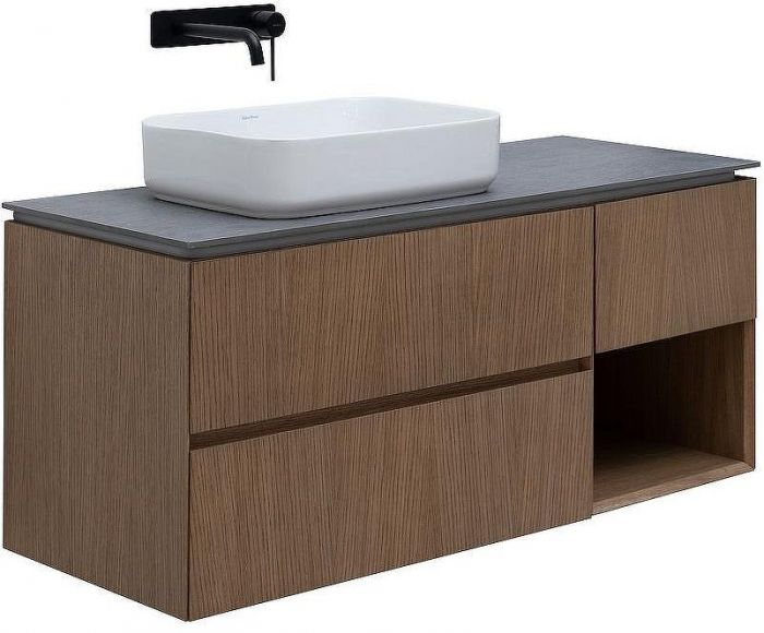 Тумба под раковину Allen Brau Infinity 120 L 1.21005.NO подвесная Дуб