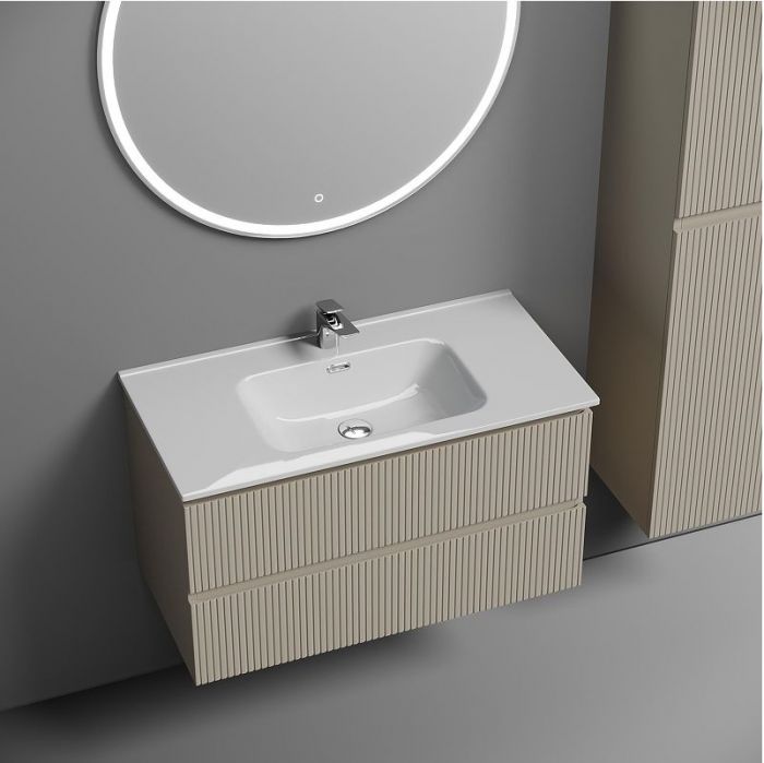 Тумба под раковину Sancos Snob T 90 SNT90CE подвесная Beige Soft