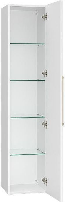 Шкаф пенал Brevita Alicante 35 ALI-05035-01 подвесной Белый матовый