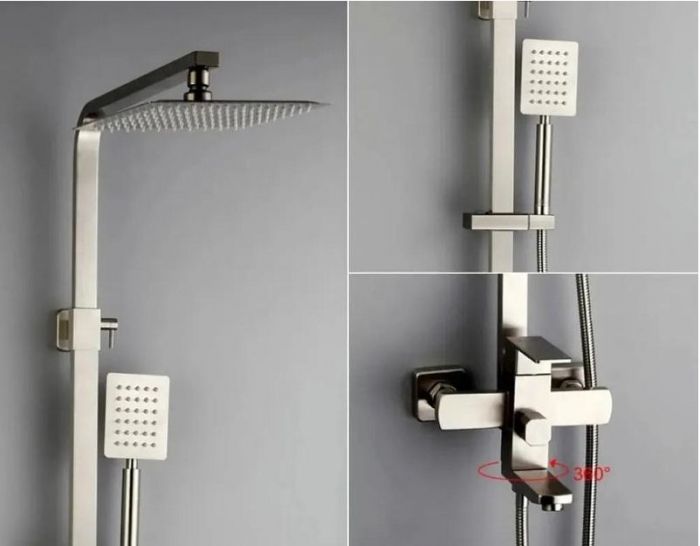 Душевая система D-Lin H10A21 цвет Сатин