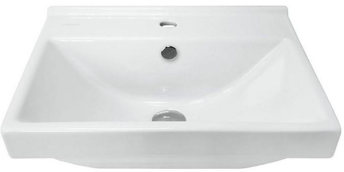 Тумба с раковиной Comforty Никосия 50Н 00-00018023 Белый глянец