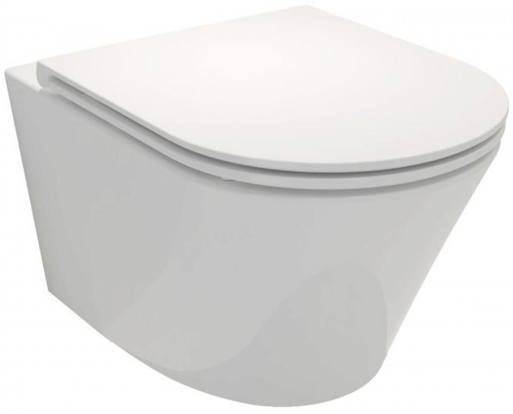 Крышка-сиденье для унитаза Jacob Delafon Rodin+ E23280-00 с микролифтом, белое