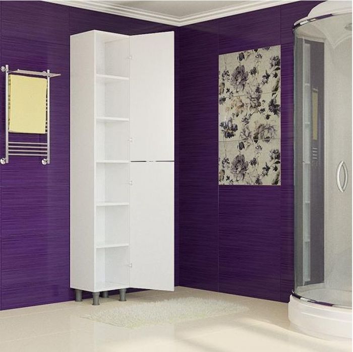 Шкаф пенал Mixline Этьен 36 539098 Белый