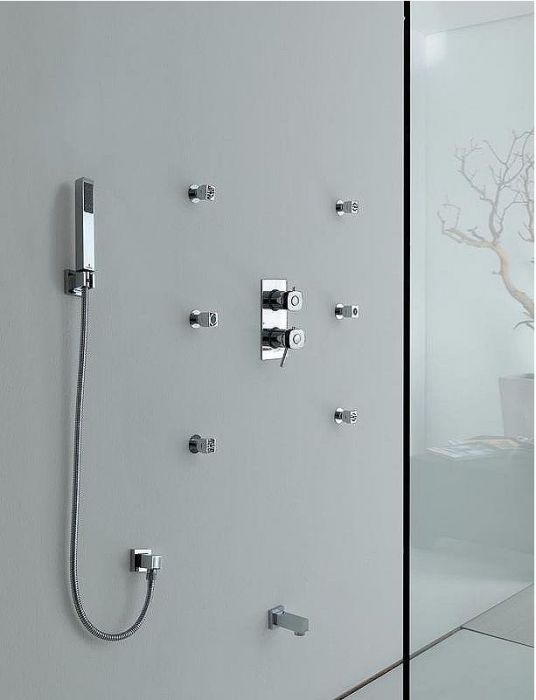 Душевой гарнитур Bossini Cube C50001C.030 Хром