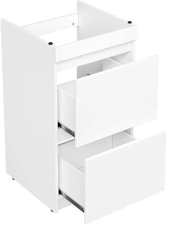 Тумба с раковиной DIWO Тольятти 110 L цвет Белый