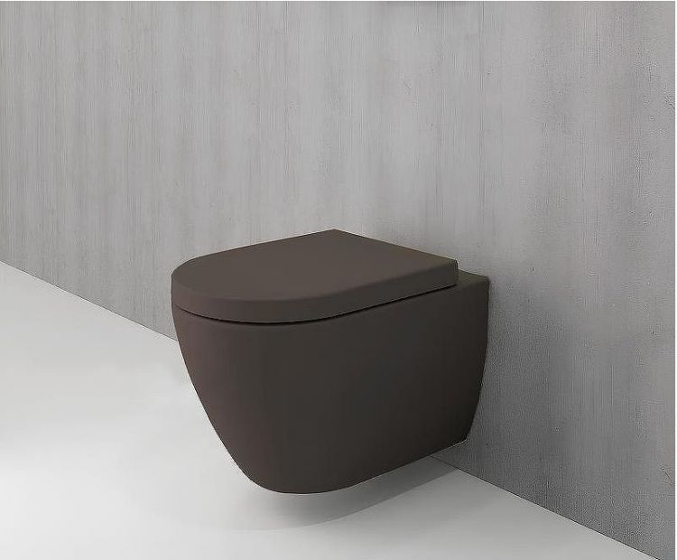 Унитаз Bocchi Venezia 1295-025-0129 подвесной Кофейный матовый без сиденья