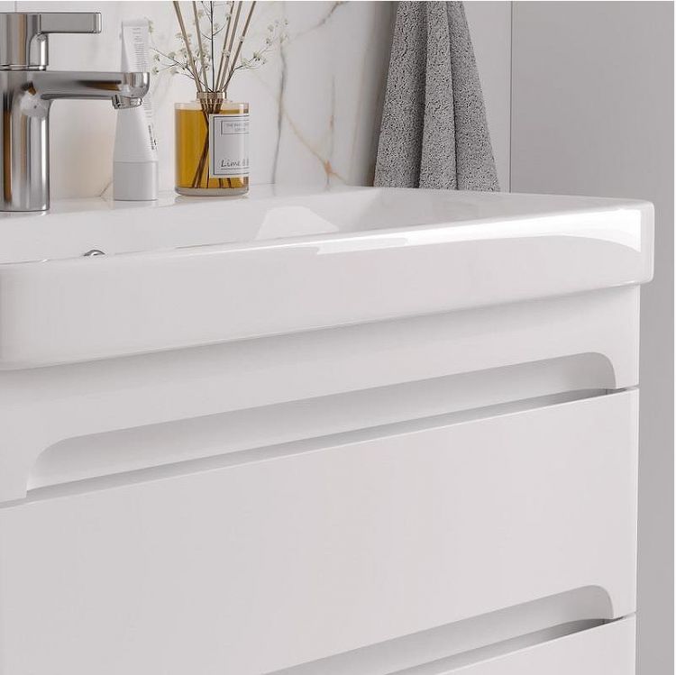 Тумба под раковину Equil Nice 80 tpNICE80.2Y-05 подвесная цвет Белый