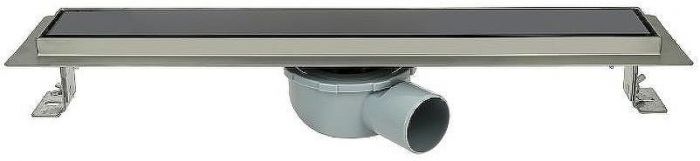 Душевой лоток ALMAes Laguna 60 LG60BL с Черной решеткой