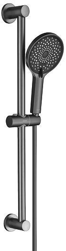 Душевой гарнитур Aquatek Лугано AQ2022BGM цвет Оружейная сталь