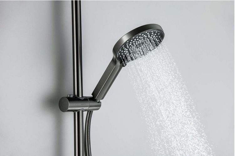 Душевой гарнитур Aquatek Лугано AQ2022BGM цвет Оружейная сталь