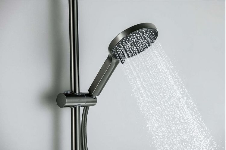 Душевой гарнитур Aquatek Лугано AQ2022BGM цвет Оружейная сталь