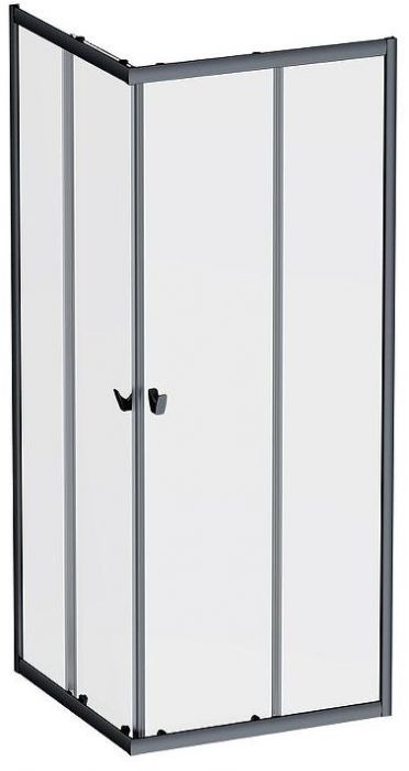 Душевой уголок AM.PM Sunny 80х80 W87G-403-8080-BT профиль Черный матовый стекло прозрачное