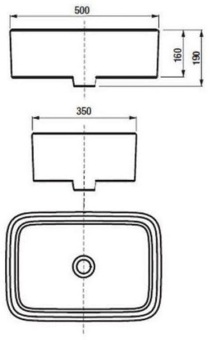 Раковина-чаша Roca Mila 50 32700B000 Белая
