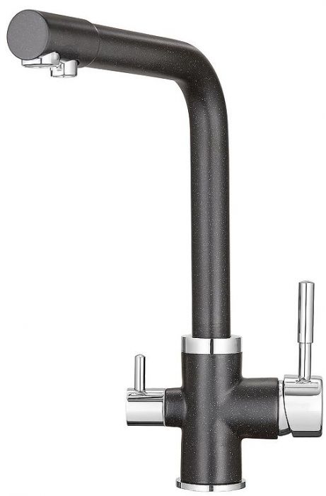 Смеситель для кухни Granula 2015 цвет Черный