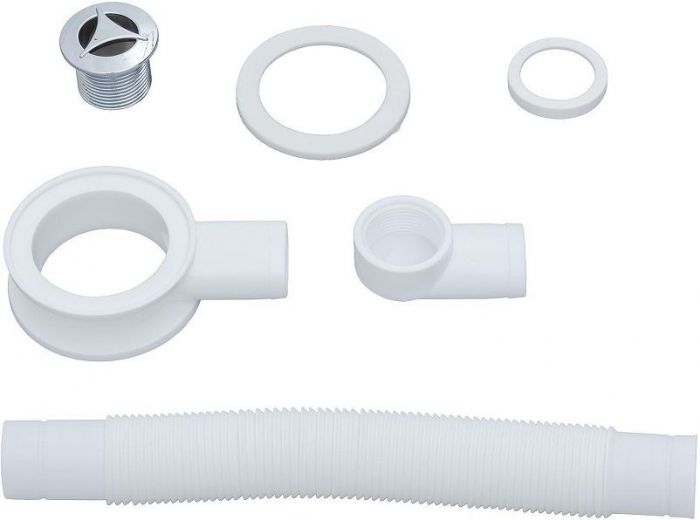 Слив-перелив для раковины Aquanet 312686 цвет Хром