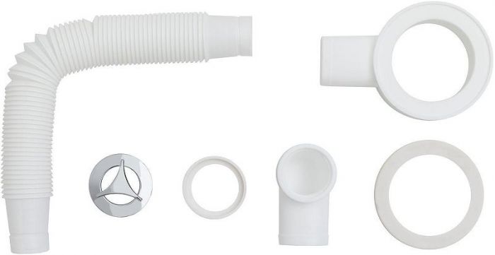 Слив-перелив для раковины Aquanet 312686 цвет Хром