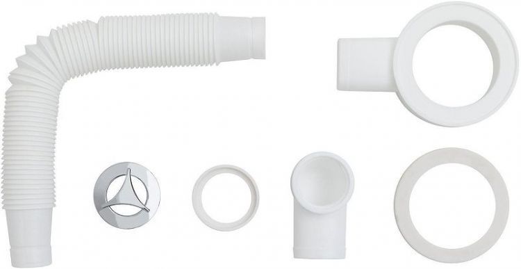 Слив-перелив для раковины Aquanet 312686 цвет Хром