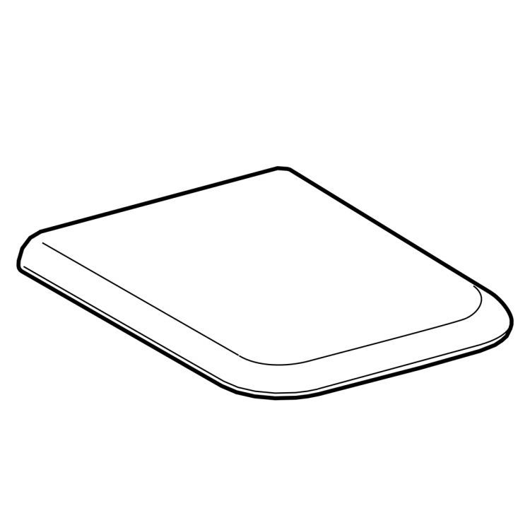Сиденье с крышкой Geberit myDay, 575410000