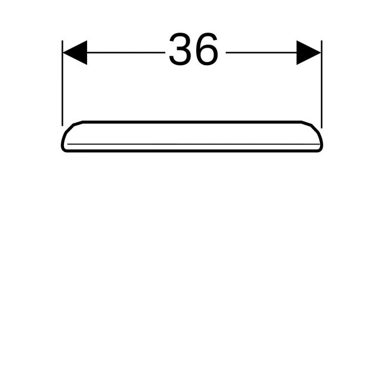 Сиденье с крышкой Geberit myDay, 575410000