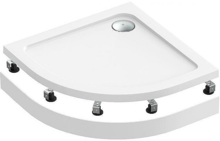 Акриловый поддон для душа Bas Раунд 80х80 ПН00066 Белый Акриловый поддон для душа Bas Раунд 80х80 ПН00066 Белый