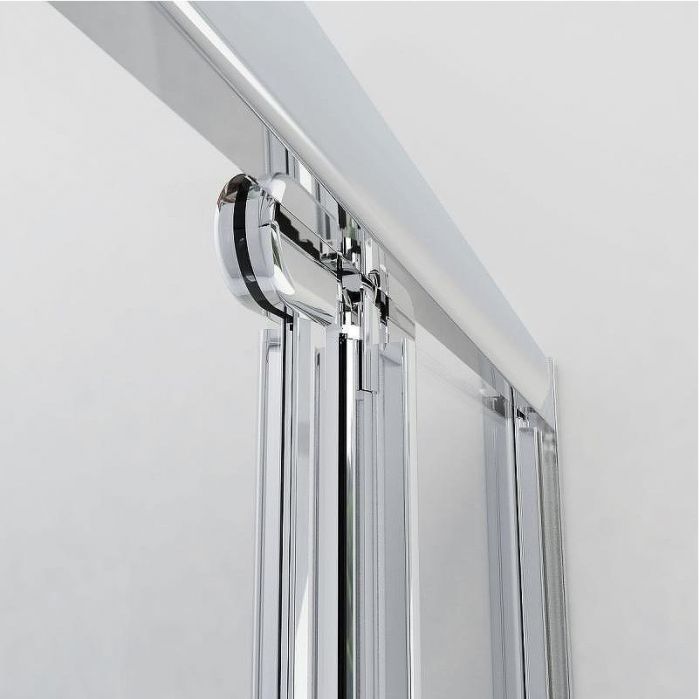 Душевой уголок Vincea Garda 80x80 VSR-1G8080CL профиль Хром стекло прозрачное