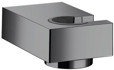 Hansgrohe Держатель ручного душа, настенный, цвет: шлифованный черный хром