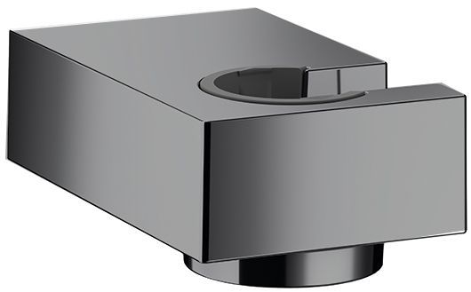 Hansgrohe Держатель ручного душа, настенный, цвет: шлифованный черный хром