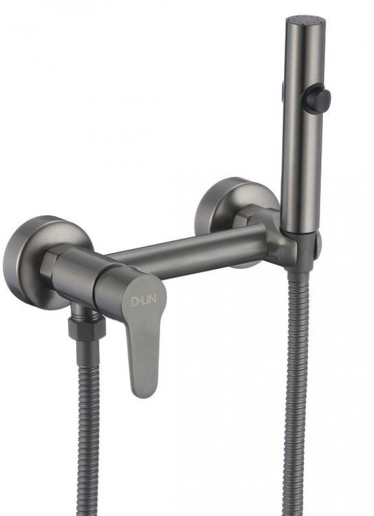Гигиенический душ со смесителем D-Lin D180202-S цвет Графит Гигиенический душ со смесителем D-Lin D180202-S цвет Графит