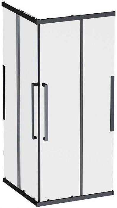 Душевой уголок AM.PM Func 90x90 W84G-403-9090-BT профиль Черный матовый стекло прозрачное