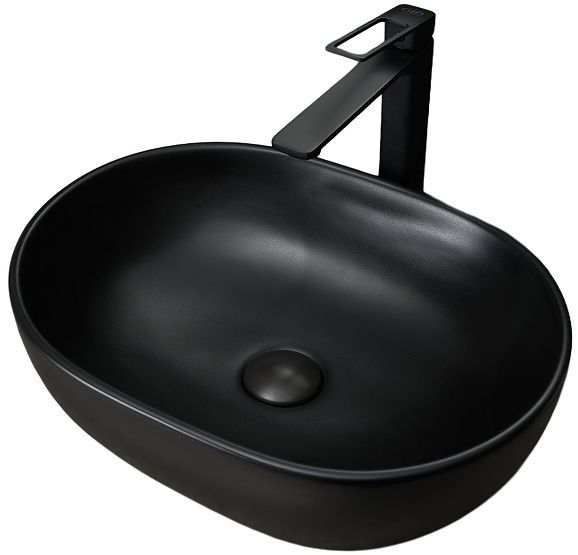 Раковина-чаша Gid Lago Bm9026b 48 53370 цвет Черный матовый
