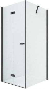 Душевой уголок New Trendy New Soleo Black 70х120 L D-0233A/D-0149B профиль Черный стекло прозрачное