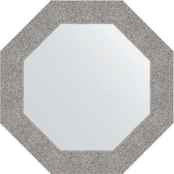 Зеркало Evoform Octagon 67х67 BY 3803 в багетной раме - Чеканка серебряная 90