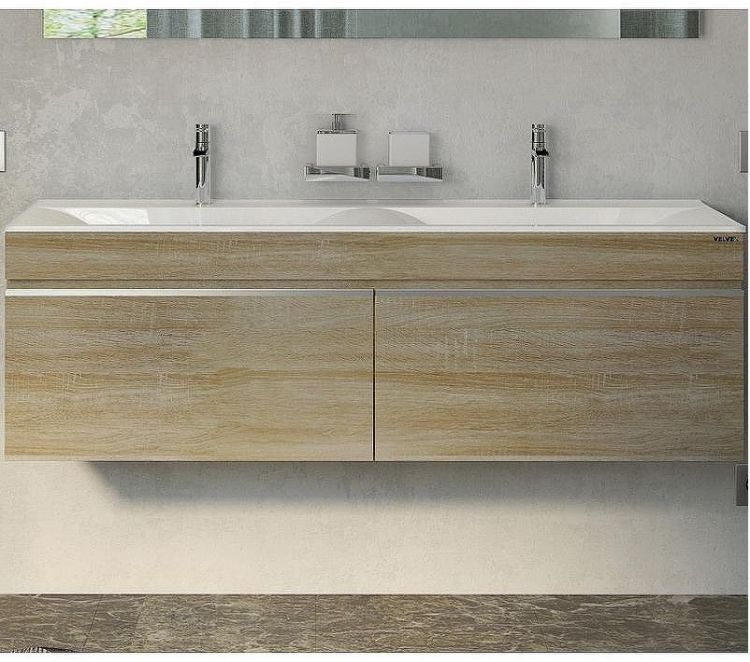 Тумба под раковину Velvex Pulsus 140 tp.PUL.PUL.140.2Y Дуб сонома