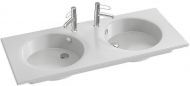 Раковина Jacob Delafon Odeon Rive Gauche 120 EXAT112-Z-00 двойная Белая