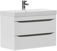 Тумба под раковину Volna Lake 80.2Y tpLAKE80.2Y-01 подвесная Белая
