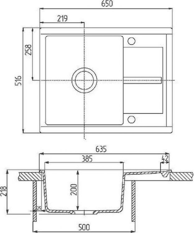 Кухонная мойка Aquaton Делия 65 1A718632DE240 Жемчуг Кухонная мойка Aquaton Делия 65 1A718632DE240 Жемчуг
