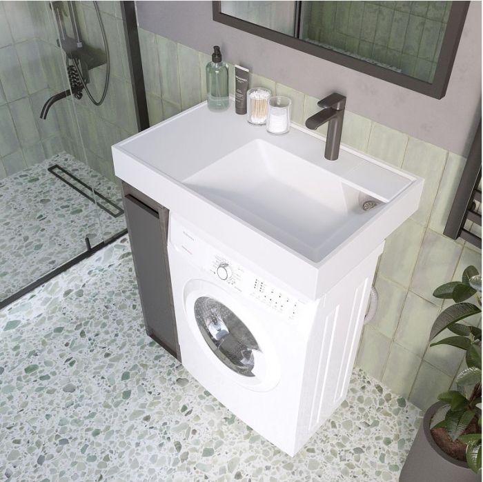 Раковина Madera Vega 80  4627173210942 на стиральную машину цвет Белый