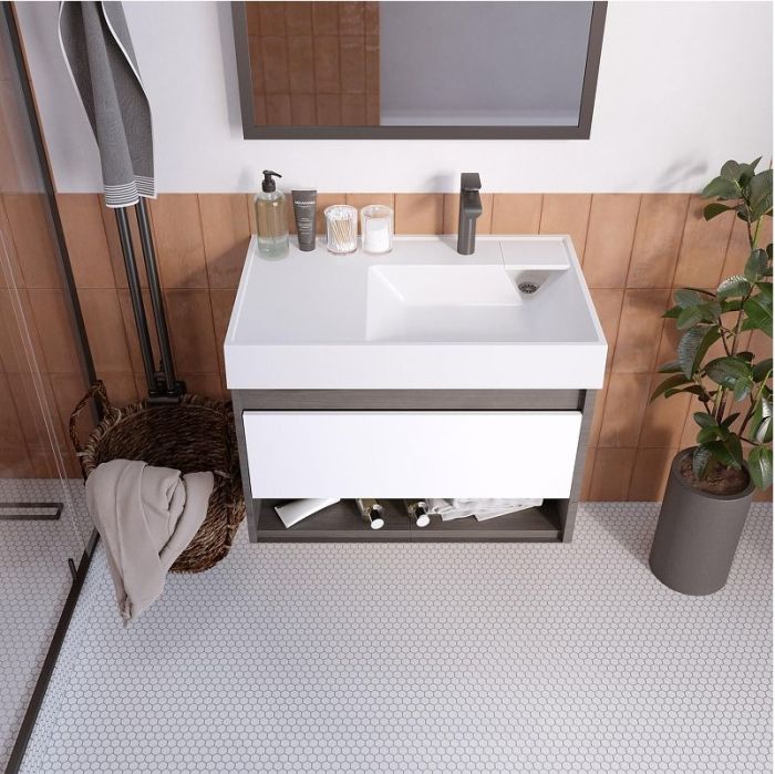 Раковина Madera Vega 80  4627173210942 на стиральную машину цвет Белый