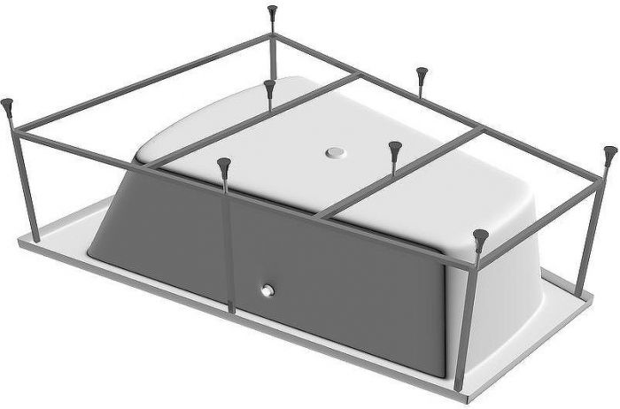 Акриловая ванна Vayer Trinity 170x130 R Гл000006819 без гидромассажа