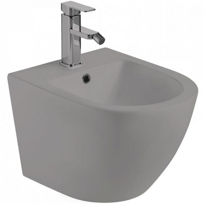 Биде WeltWasser Merzbach 005 MT-GR 10000003716 подвесное Серое матовое