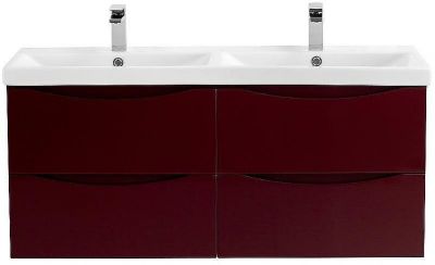 Тумба под раковину BelBagno Marino-Cer 120 MARINO-CER-1200-4C-SO-2-BRDL-P подвесная Bordo Lucido