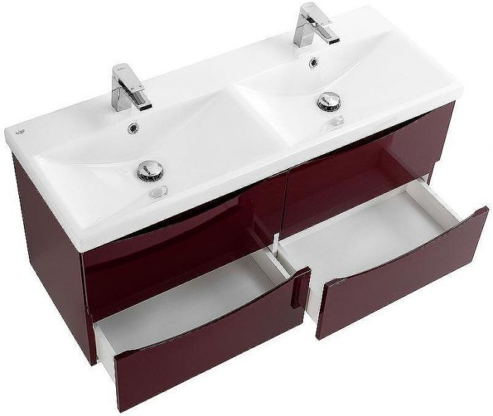 Тумба под раковину BelBagno Marino-Cer 120 MARINO-CER-1200-4C-SO-2-BRDL-P подвесная Bordo Lucido