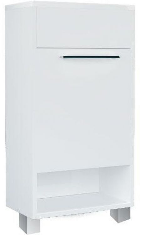 Тумба с раковиной 1MarKa Lira 40Н L У85921 Белая глянцевая