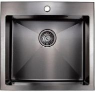 Кухонная мойка Kaiser 54 KSM-5455 Вороненая сталь Кухонная мойка Kaiser 54 KSM-5455 Вороненая сталь