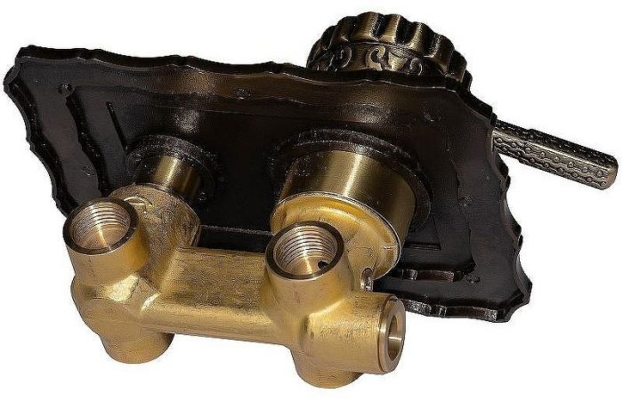 Душевая система Milacio Vitoria MC.105.BBR Черная бронза