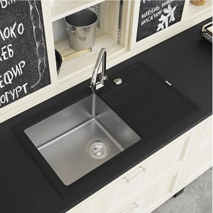 Кухонная мойка Florentina Комби-860 21.400.D0860.302 Антрацит