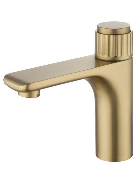 Смеситель для раковины Wonzon & Woghand Click WW-A40412-BG цвет Брашированное золото Смеситель для раковины Wonzon & Woghand Click WW-A40412-BG цвет Брашированное золото