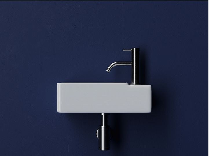 Умывальник CERAMICANOVA Element подвесной прямоугольный (чаша слева, отверстие под смеситель справа) CN5045